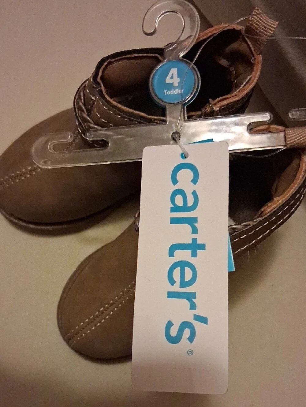 Carter's Glitter Ankle Boots - Gold/Brown
